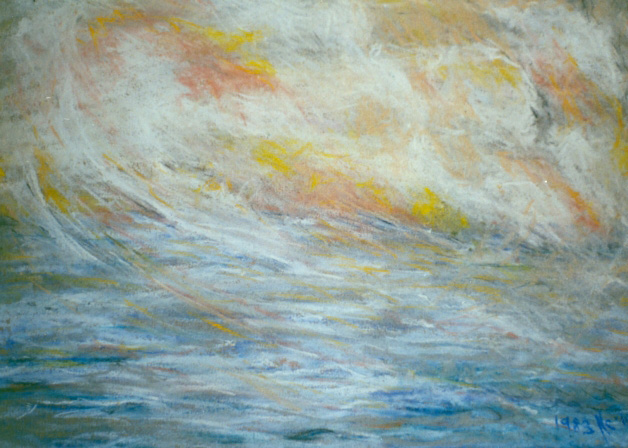 Vivi's Spiritual Soft Pastel Painting 34